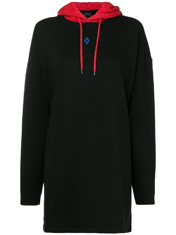 Cupid print hoodie Hoodie with Half-Zip Sporty Casual