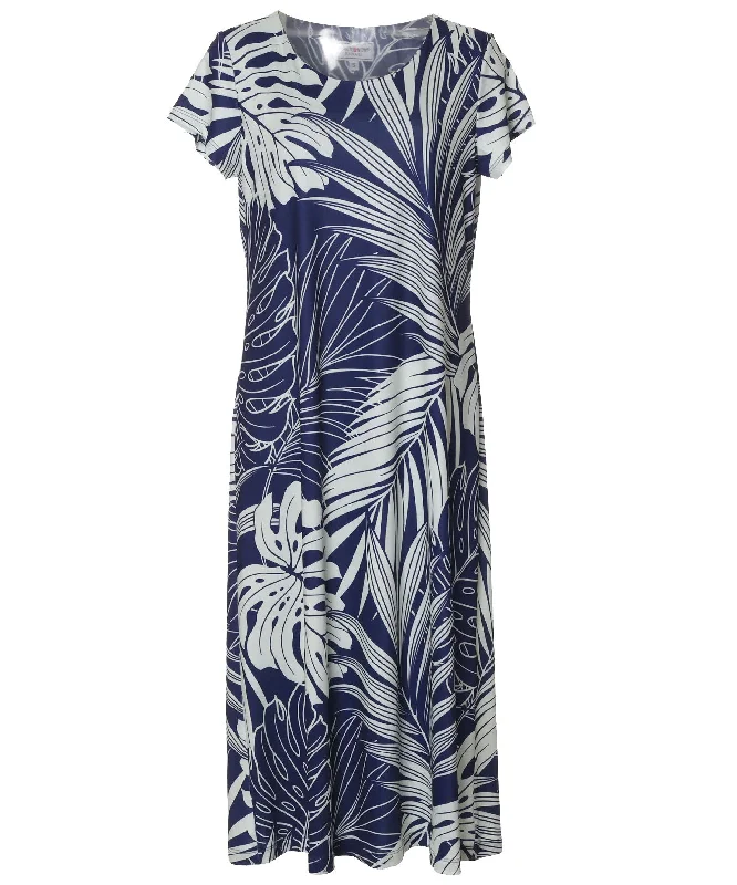 Palms Knit Dress Knee Length with Sleeves Tunics New arrival