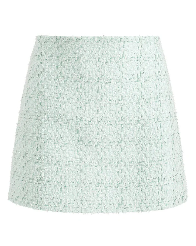 Sea Spray Riley Mini Skirt leather skirt bold