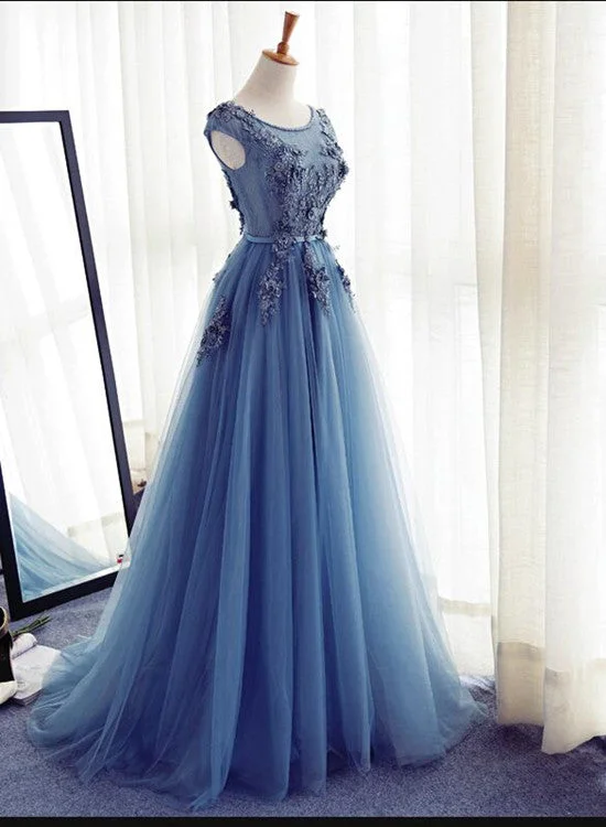 Charming Tulle Gown, Prom Gown, Junior Prom Dress , Party Dresses Tunics Gym athletic