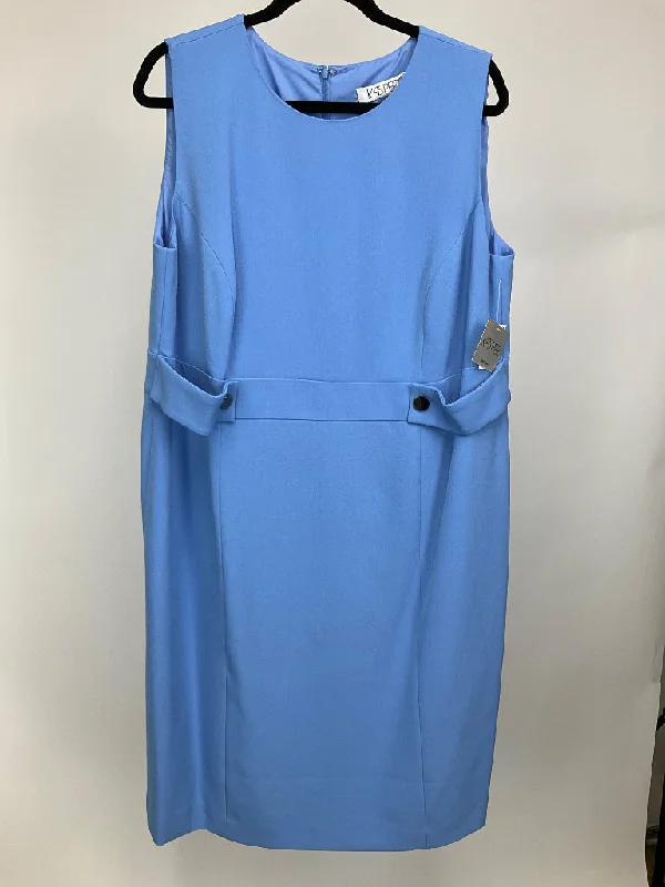 NWT KASPER BLUE DRESS SZ 16W Tunics Practical easy-care