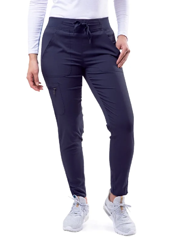 Women's Ultimate Yoga Jogger Pant (Regular)  by Adar XXS-3XL /  NAVY Chic Wool Trousers