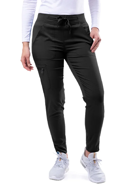 Women's Ultimate Yoga Jogger Pant (Regular)  by Adar XXS-3XL / Black Comfortable Jogging Pants