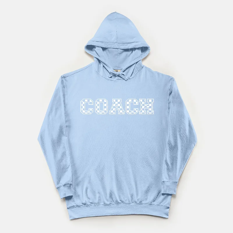 COACH, Lightweight Hooded Sweatshirt Hoodie Dress Longline Feminine