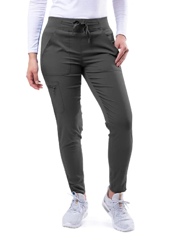 Women's Ultimate Yoga Jogger Pant (Regular)  by Adar XXS-3XL /  PEWTER Classic Straight-Leg Pants