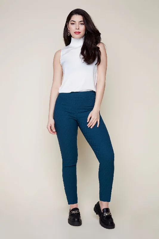 Renuar Woven Pant R1542-E2189-807 Lagoon Classic Flared Pants