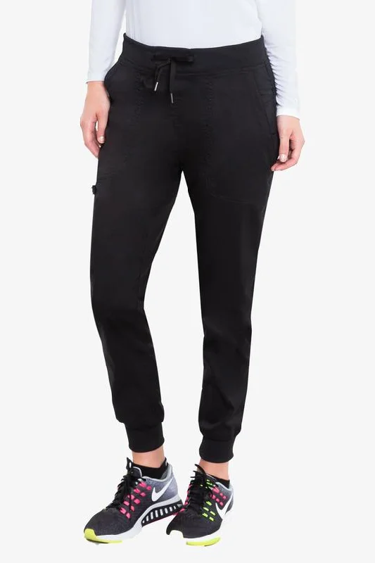 Med Couture(MC Touch) Jogger Yoga Scrubs Pants (Regular)  XS-3XL / BLACK Modern Bootcut Pants