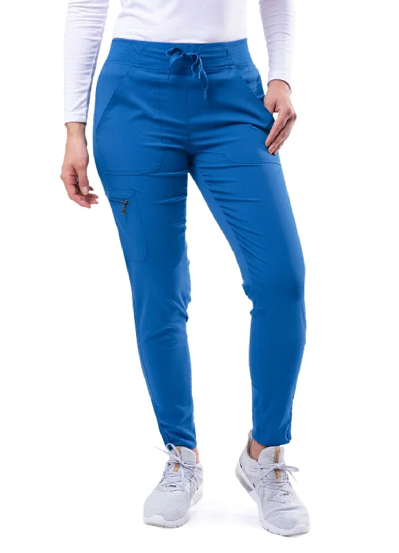 Women's Ultimate Yoga Jogger Pant (Regular)  by Adar XXS-3XL /  ROYAL BLUE Trendy Wide-Leg Pants