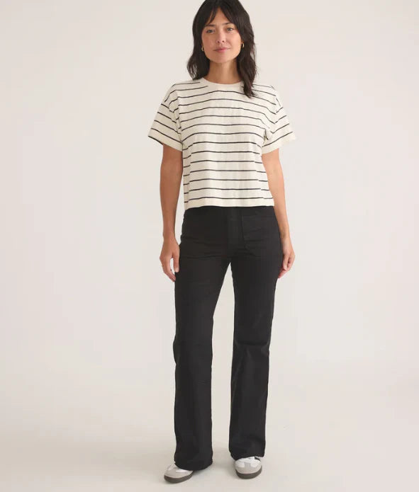 Bridget Flare Pant - Faded Black Casual Wide Pants