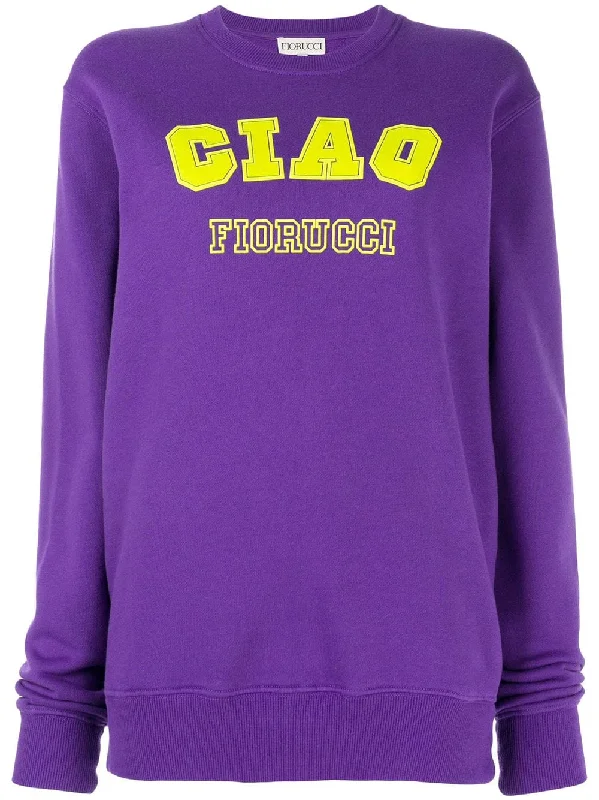 Ciao sweatshirt Hoodie with Half-Zip Sporty Casual