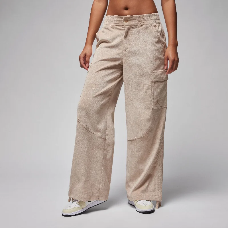 Womens Jordan Chicago Corduroy Pants 'Desert' Casual Skinny Fit Pants