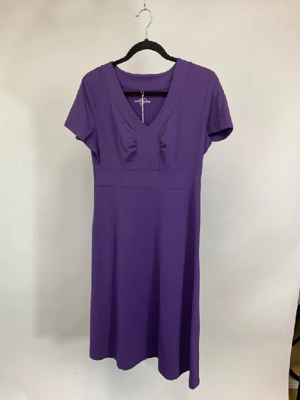 EDDIE BAUER PURPLE DRESS SZ M Tunics Short Trendy