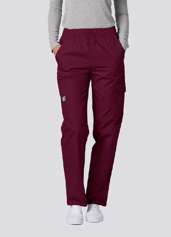 Multipocket Cargo Pants By Adar XXS-5XL / BURGANDY Slim-Fit Leggings
