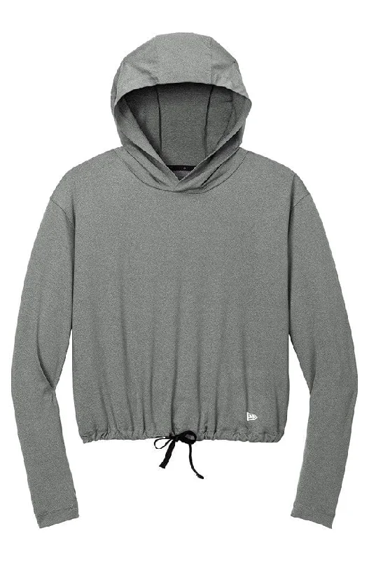 New Era - Women's Power Long Sleeve Hoodie Hoodie with Hem Detail Decorative Unique