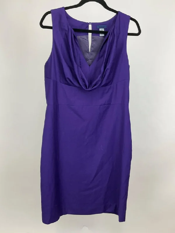 J CREW PURPLE DRESS SZ 12 A-Line Day Work