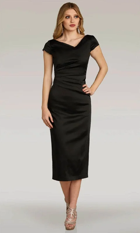 Gia Franco 12282 - Short Sleeve Ruched Dress Bodycon Club Sequined