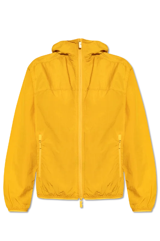 Burberry Hooded Jacket in YELLOW  - XS Wool Fabric Cashmere Fabric Tweed Fabric