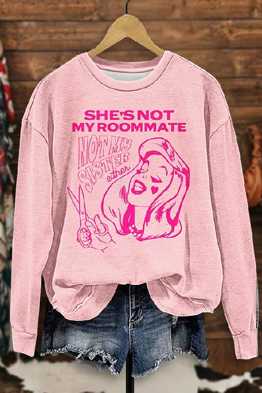 Couple Trendy Print Sweatshirt Hoodie with Typography Text Message