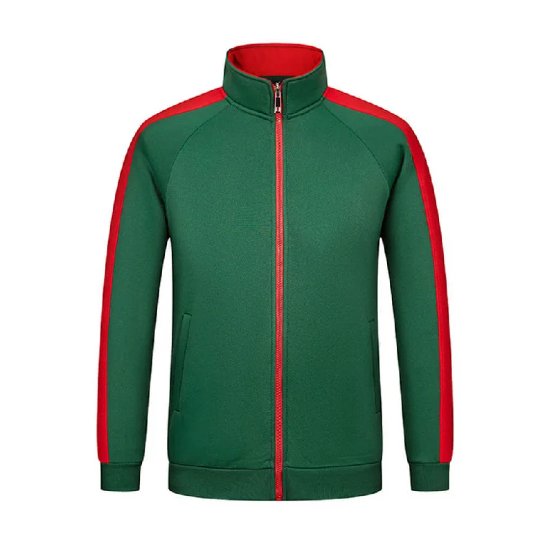 Custom Vibrant Zipper Cheer Coach Jackets for Women Welt Pockets Slit Pockets Flap Pockets