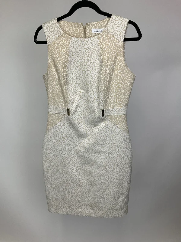 CALVIN KLEIN TAN DRESS SZ 8 Tunics Fashionable trendy