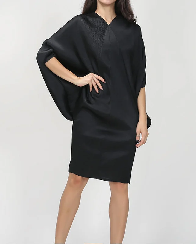 Batwing sleeve dress Tunics Business professional