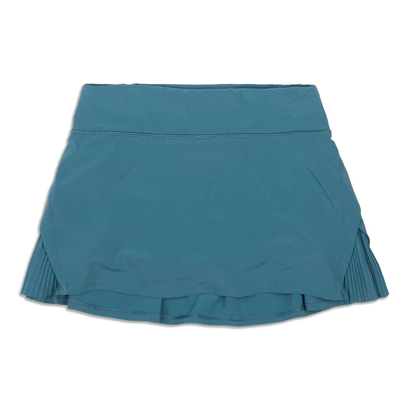 Play Off The Pleats Skirt - Resale velvet skirt plush