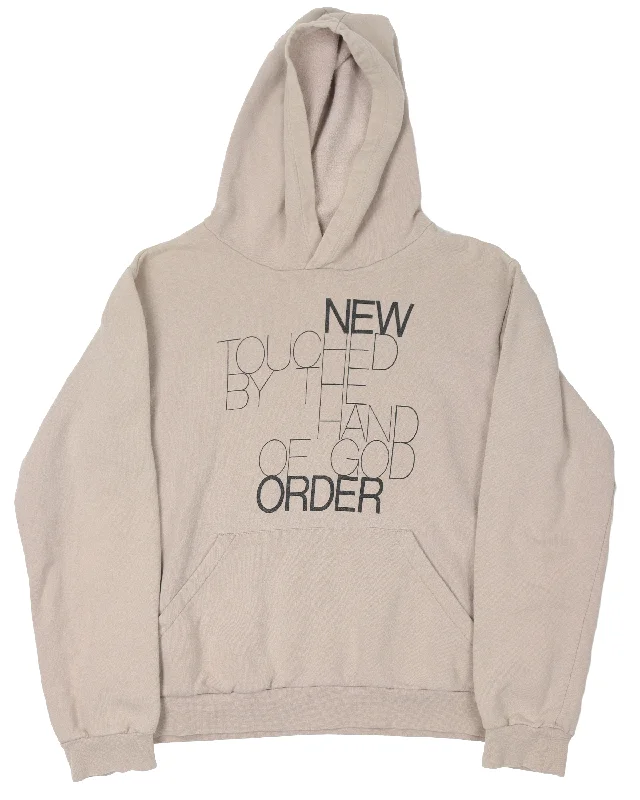 AW03 New Order Hoodie Hoodie with Emblem Brand Identity