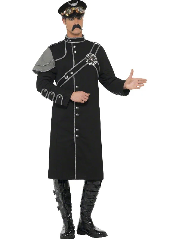 Steam Punk Military Man Fancy Dress Costume Tunics Fleece cozy