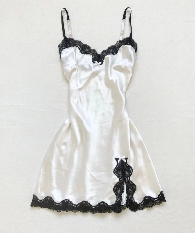 White Straps Lace Sexy Short Party Dress Mini Birthday Outfit, DP3286 Tunics Formal black
