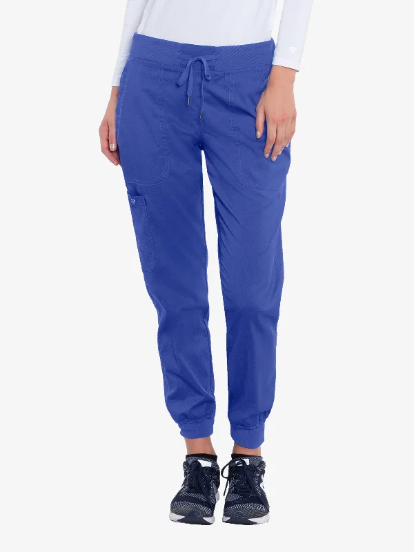 Jogger Yoga Scrubs Pants (Petite) by Med Couture(MC Touch)  XS-XL / GALAXY Fashionable Jogger Pants