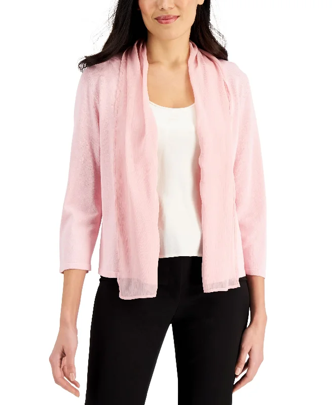 Petite Open-Front Jacket Fleece Jacket Down Jacket Parka
