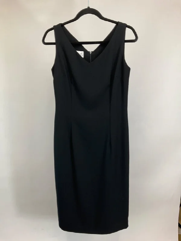 DAVID WARREN BLACK DRESS SZ 12 Tunics Lace romantic