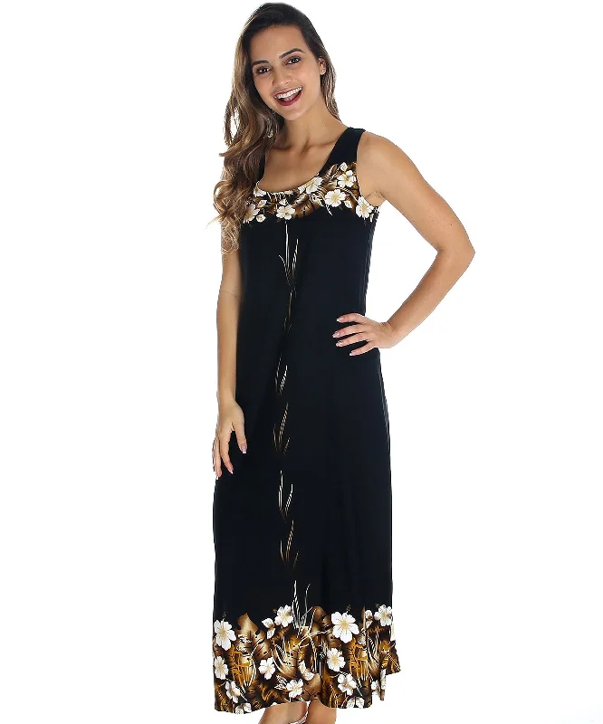 Long Hawaiian Dress KOKEA Tunics Review highly