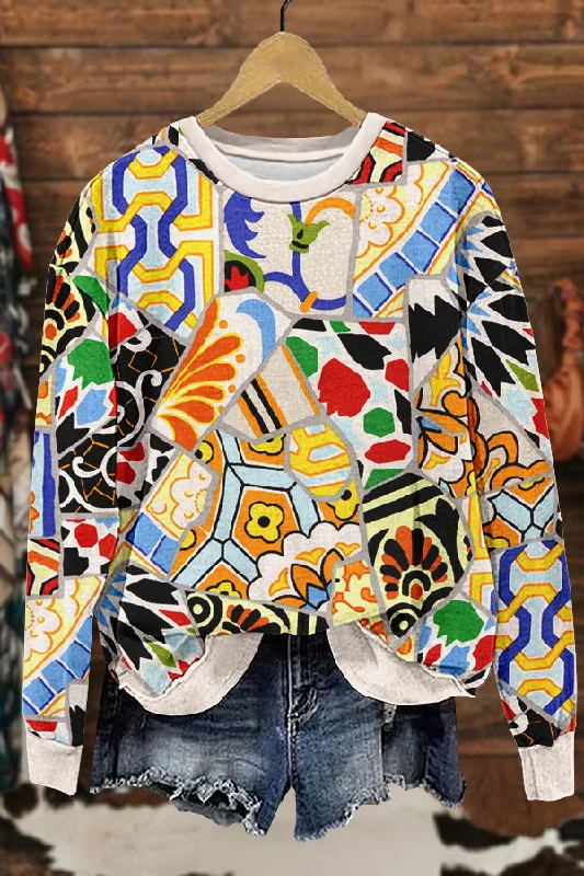 Unique Mardi Gras Print Sweatshirt Hoodie with Applique Textured Unique