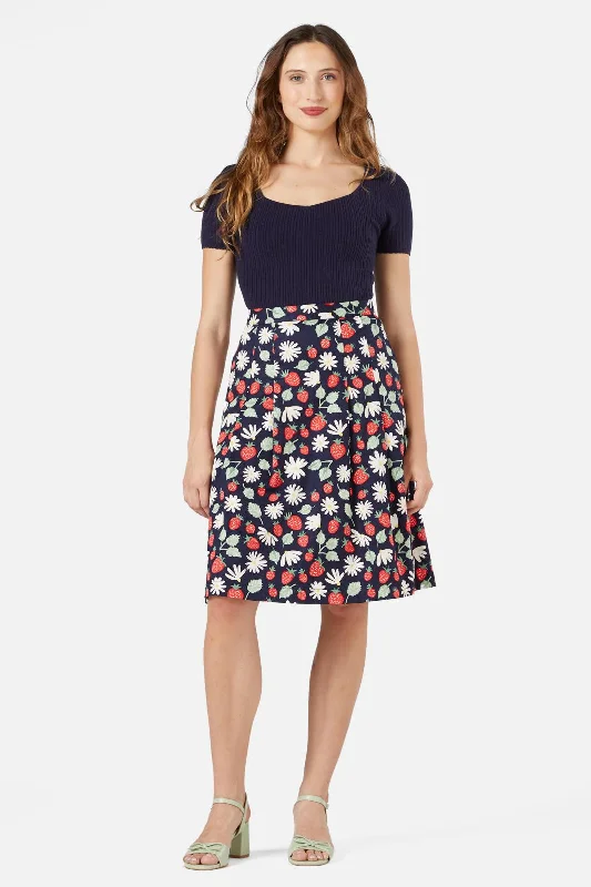 La Fraise Skirt corduroy skirt cozy