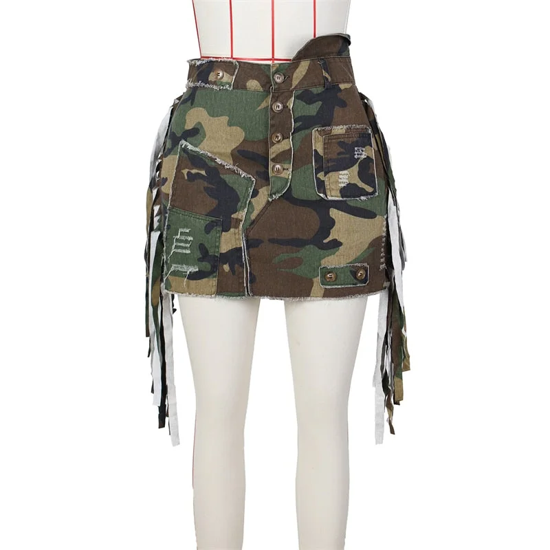 camo skirt