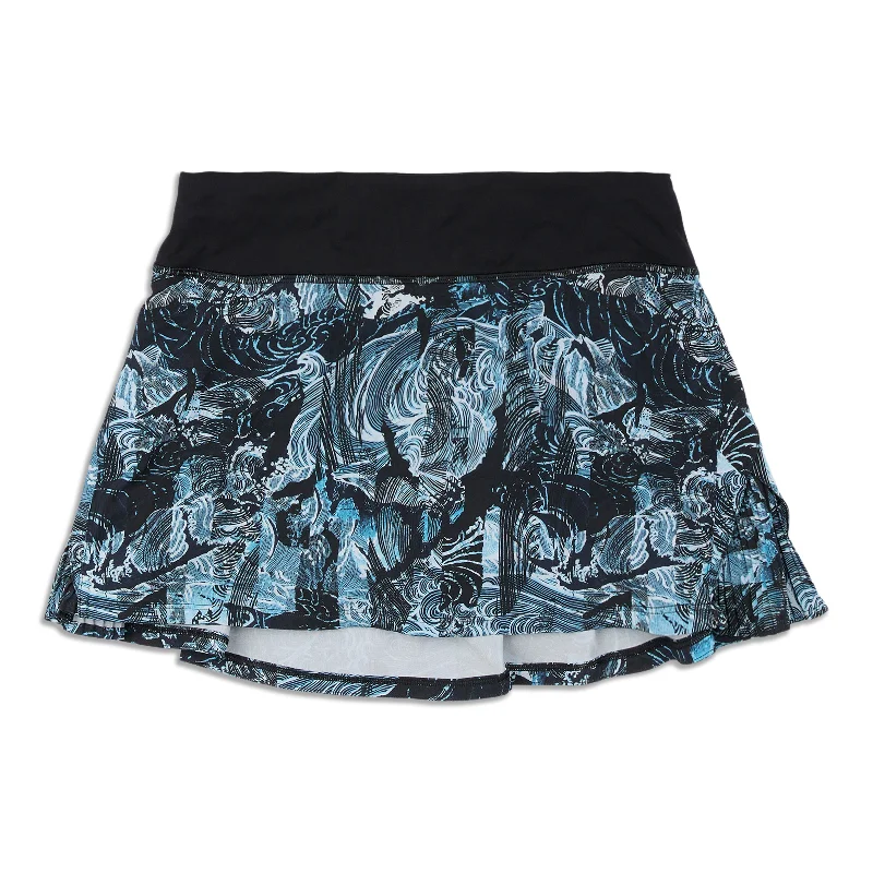 Play Off The Pleats Skirt - Resale leather skirt sleek