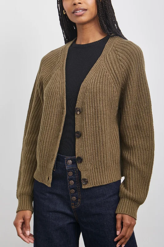 JOSIE CARDIGAN - OLIVE