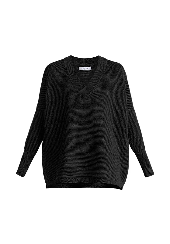 Paisie V-Neck Ribbed Jumper