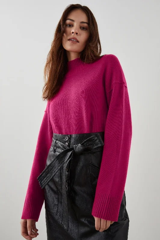 SASHA SWEATER - CERISE ROSE