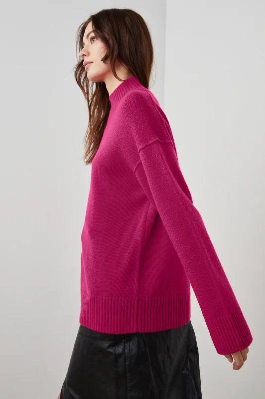 SASHA SWEATER - CERISE ROSE