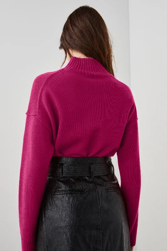 SASHA SWEATER - CERISE ROSE