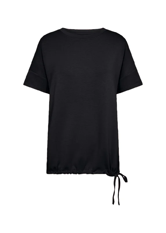 Soya Concept Banu Short Sleeve Drawstring Top