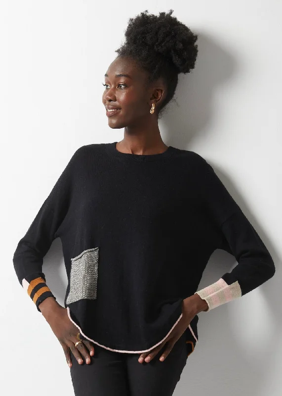 Zaket & Plover Birdseye Trim Sweater