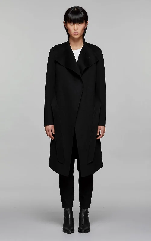 Leora Belted Coat (Black)