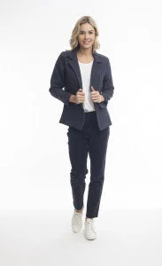 Orientique Organic Cotton Blazer (Green or Navy)