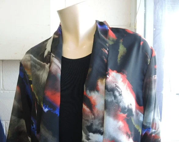 Shelz Polished Chiffon Jacket