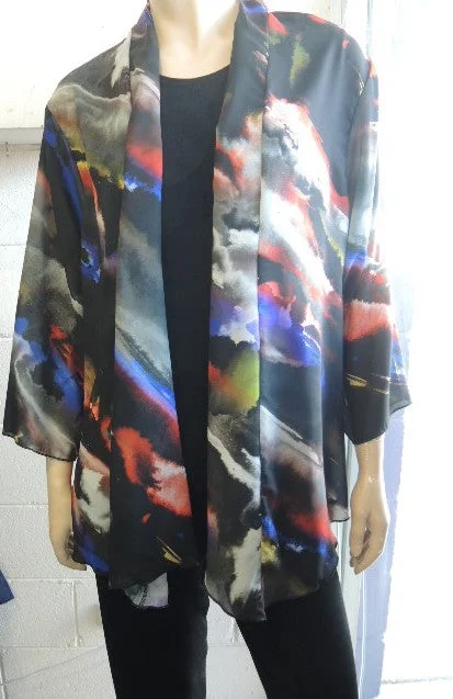 Shelz Polished Chiffon Jacket