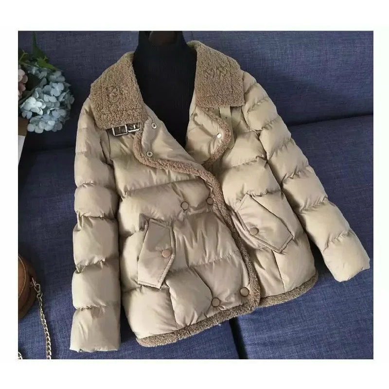 Thickened Warm Short Cotton Puff Jacket