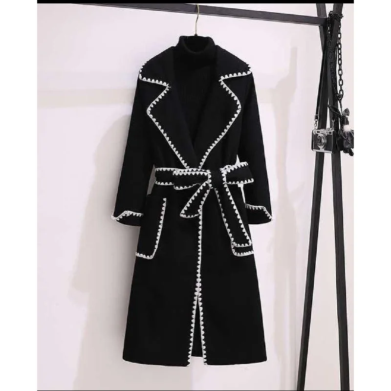 Trench Long Woolen Coat